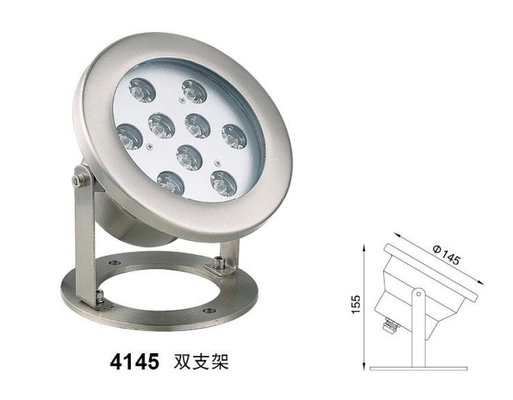 145x155 मिमी अंडरवाटर स्पॉट लाइट्स, 9W लो वोल्टेज अंडरवाटर एलईडी लाइट्स