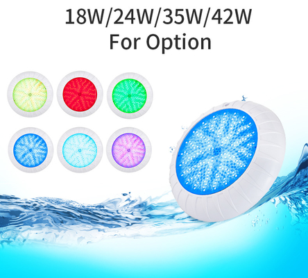 18W एलईडी अंडरवाटर स्विमिंग पूल लाइट्स RGB कलर चेंजिंग 12V एसी वॉल सरफेस माउंटेड
