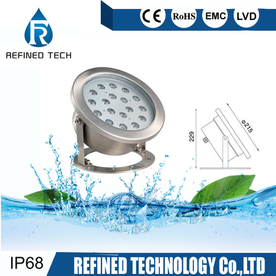 छोटा फव्वारा IP68 स्विमिंग पूल स्पॉटलाइट अंडरवाटर एसी डीसी 12 वी