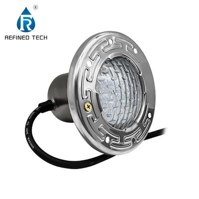 Multicolor Stainless Steel LED SPA Light , 120V RGB LED Pool Light Bulb