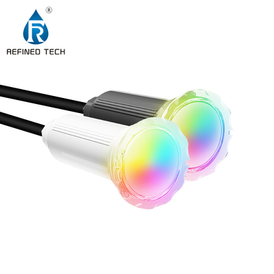 12V/24V AC/DC इनपुट Nicheless पूल लाइट 1.5 इंच वापसी फिटिंग के लिए