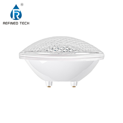 PAR56 प्लास्टिक Recessed एलईडी पूल लाइट 18W 12V रिमोट कंट्रोल